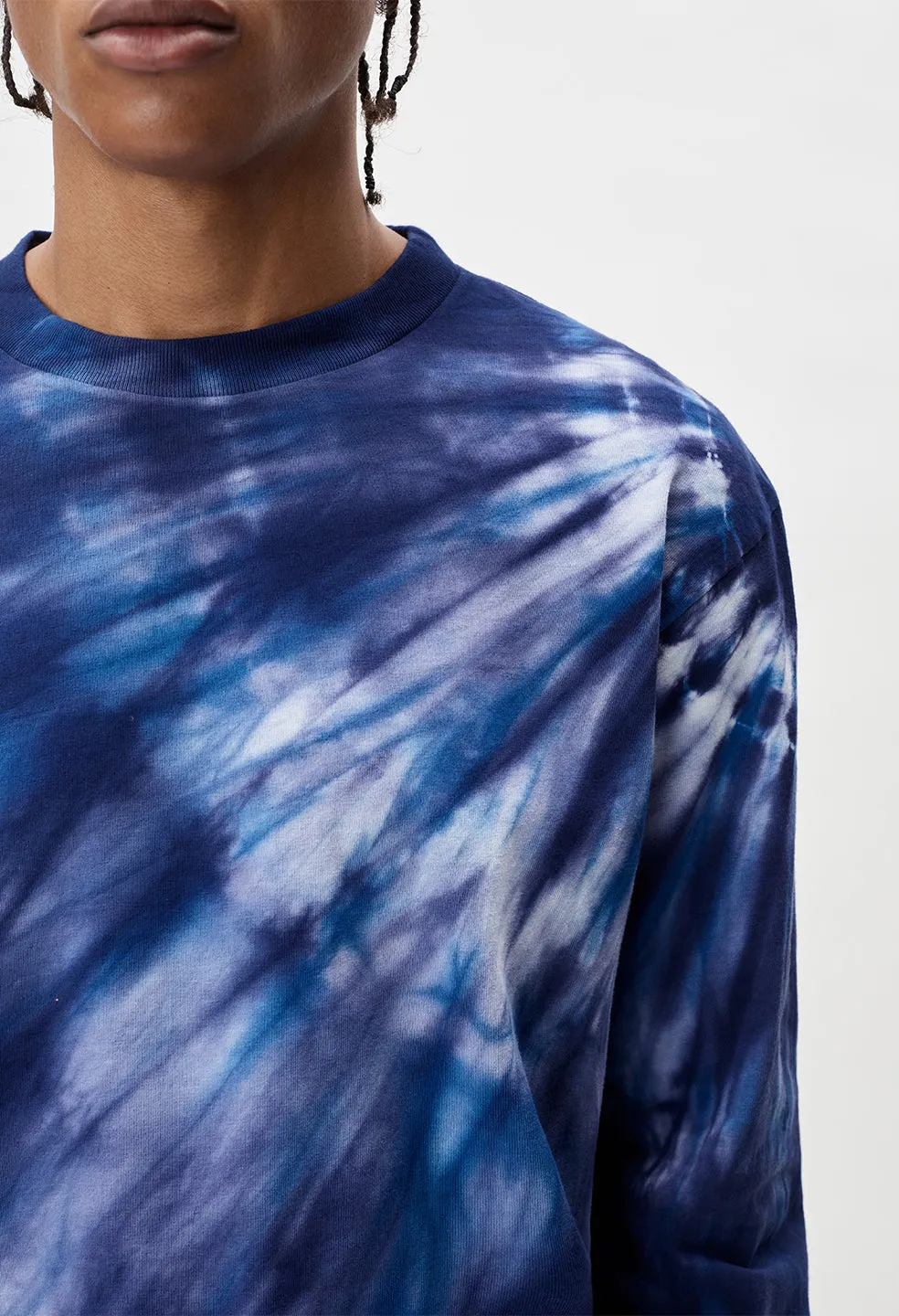 LS University Tee / Reflection Dye Pacific