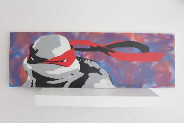 Lucas Raynaud Ninja Turtles Painted Canvas