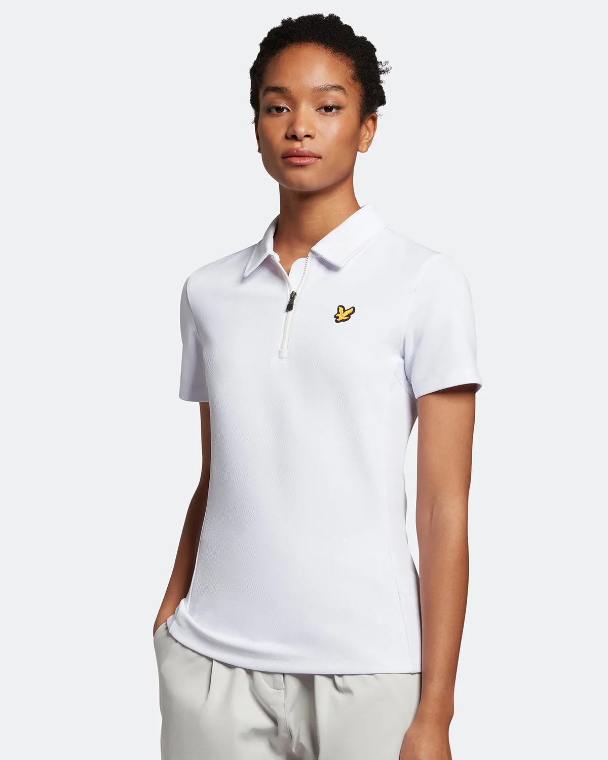 Lyle & Scott Womens Sue Polo White - SS23