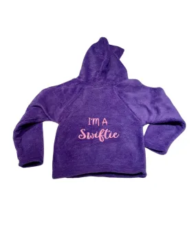 Made with Love and Kisses Purple I'm a Swiftie Hoodie