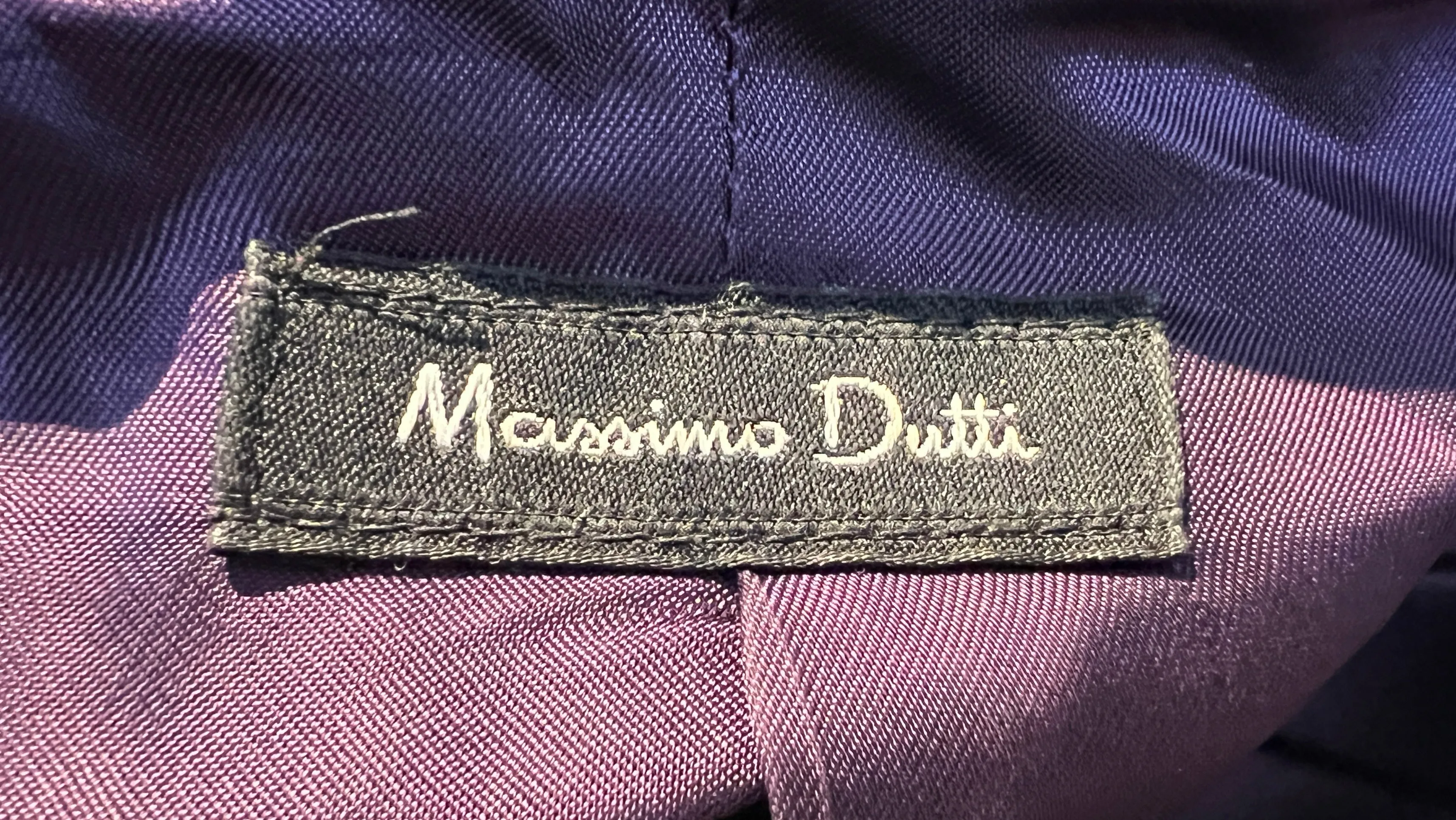 Massimo Dutti Purple Velvet Blazer, XS/S