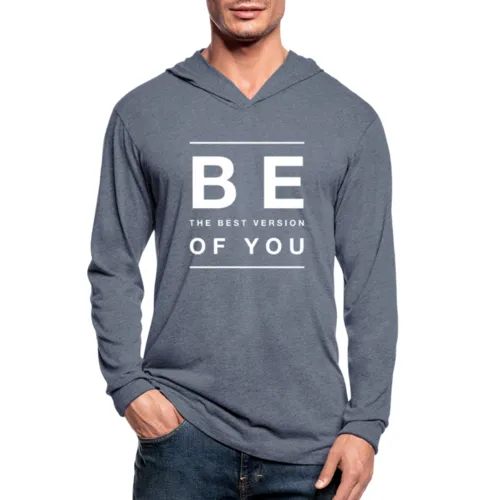 Mens Hoodie, Be The Best Version of You Tri-Blend Sports Shirt