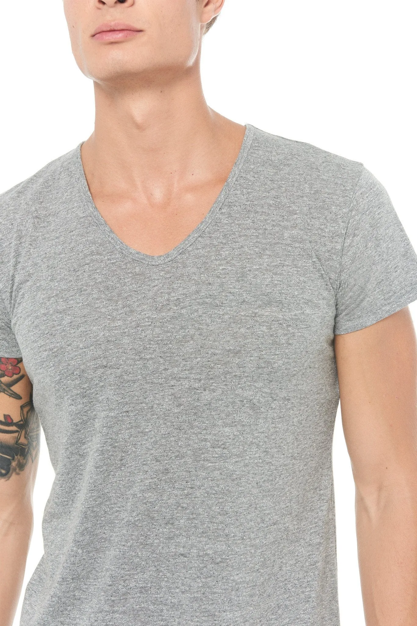 Men's Novelty Texture V-neck