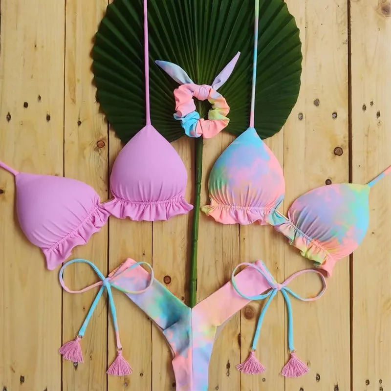 Mermaid Dreams 3-teiliges Bikini-Set