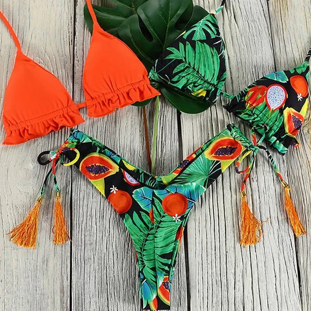 Mermaid Dreams 3-teiliges Bikini-Set