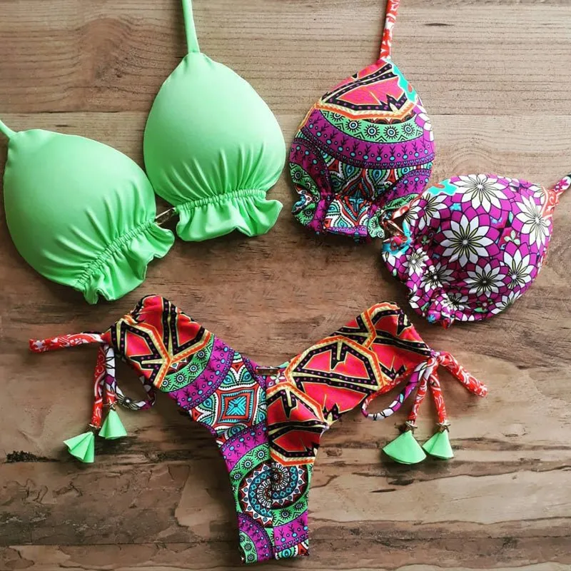 Mermaid Dreams 3-teiliges Bikini-Set