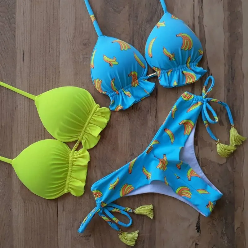 Mermaid Dreams 3-teiliges Bikini-Set