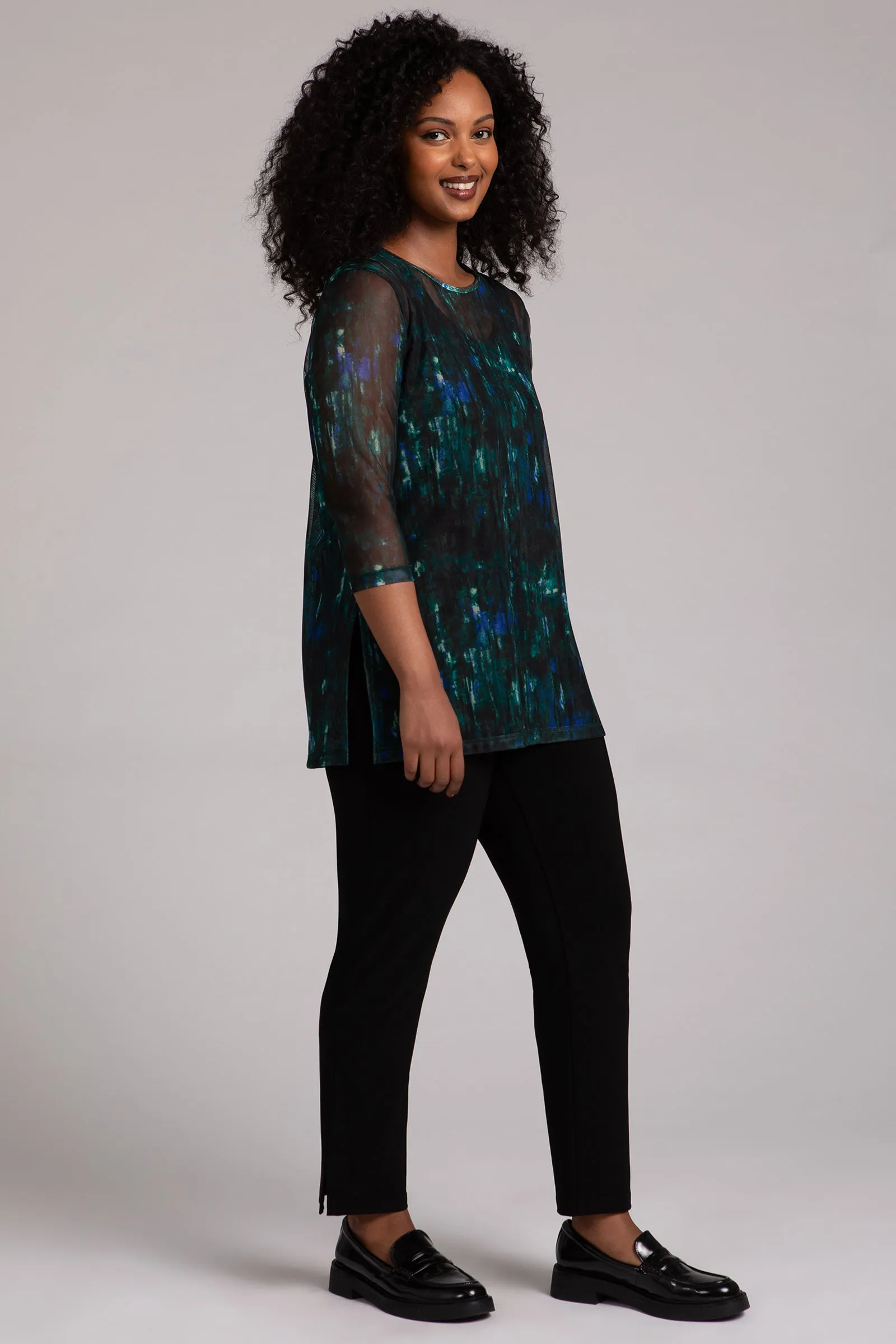 Mesh Nu Ideal Tunic | Camo Forest