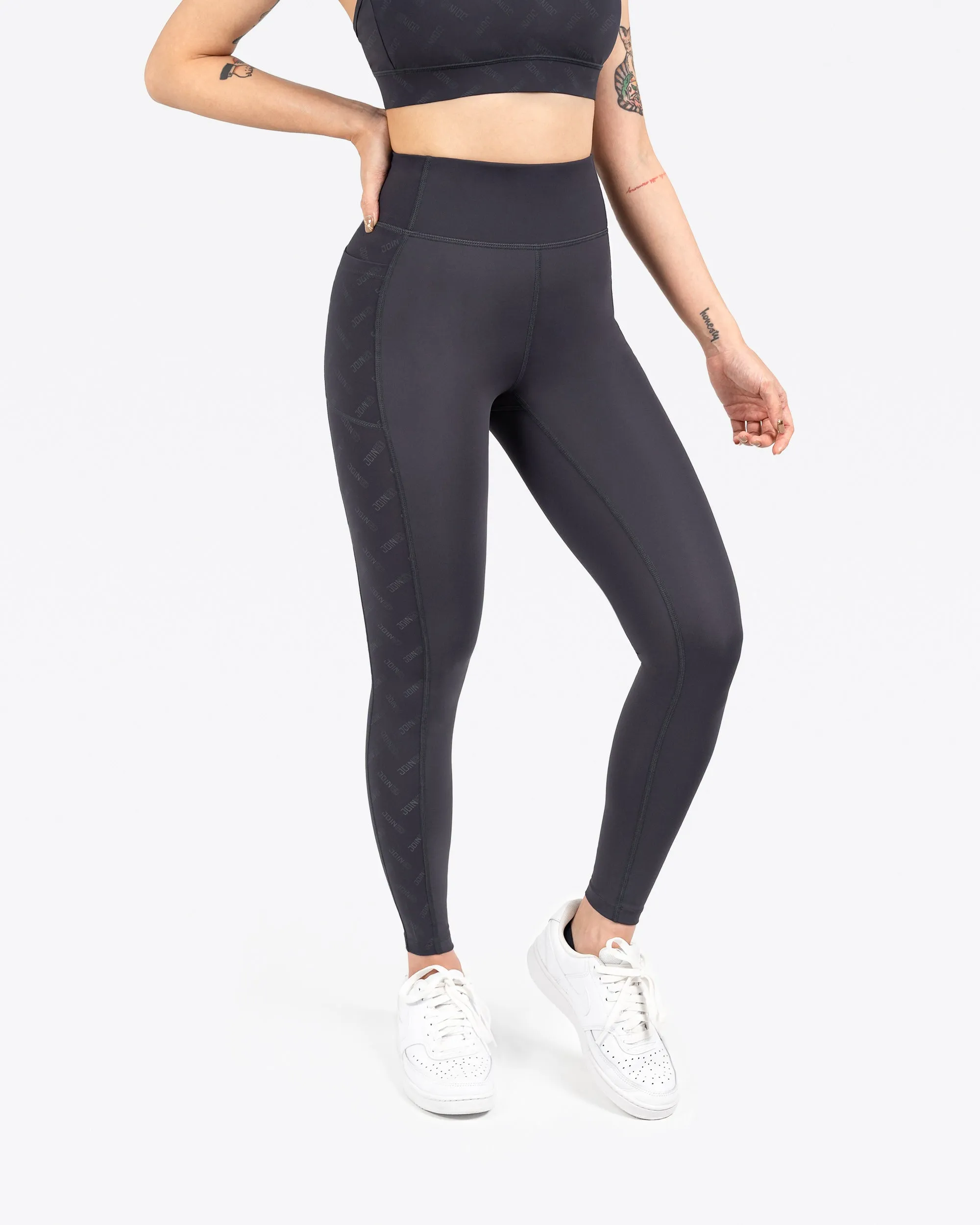 Monogram Side Pocket Leggings