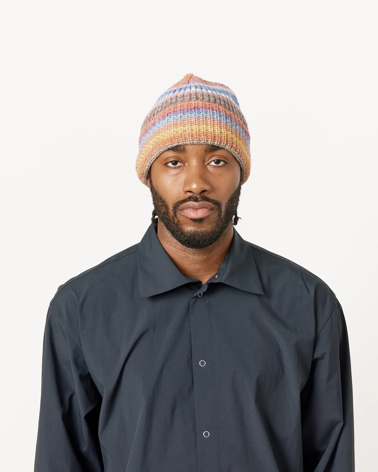 Multicolor Wool Beanie