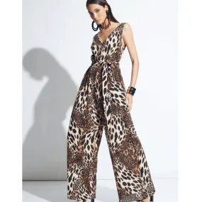 Natori Leopard Cotton Gauze Jumpsuit R78004