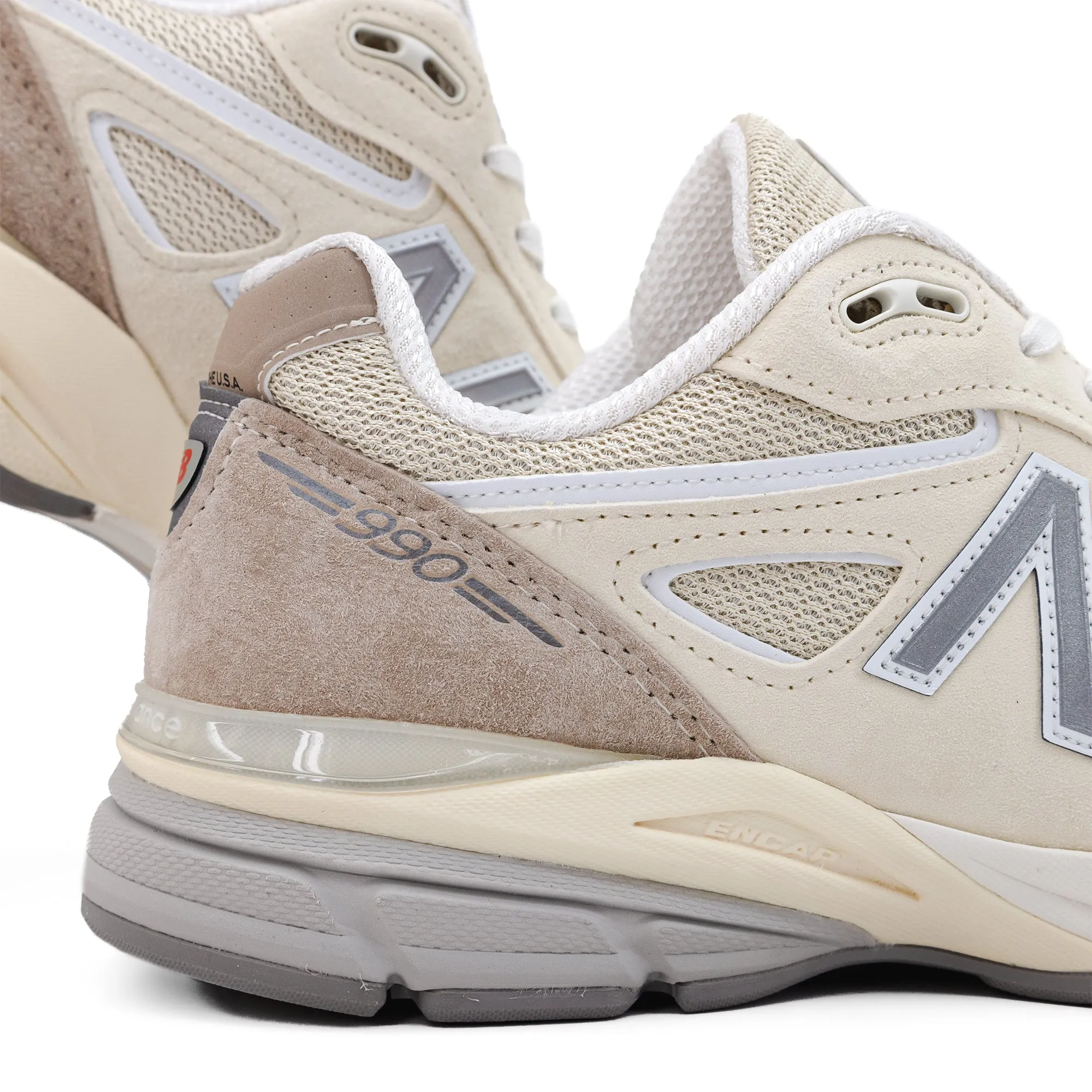 New Balance 990v4 Made in USA Cream U990TE4