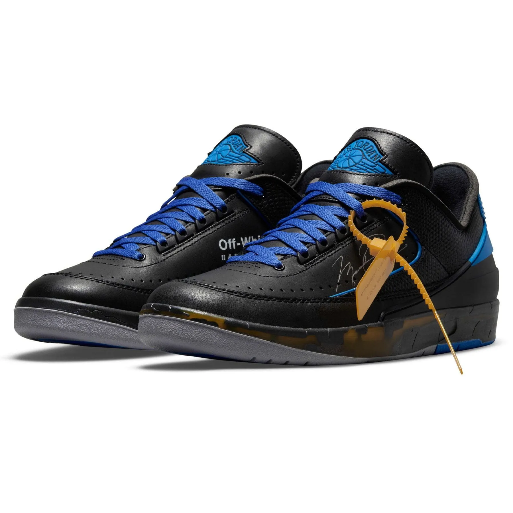 Off-White x Air Jordan 2 Retro Low SP 'Black Varsity Royal'