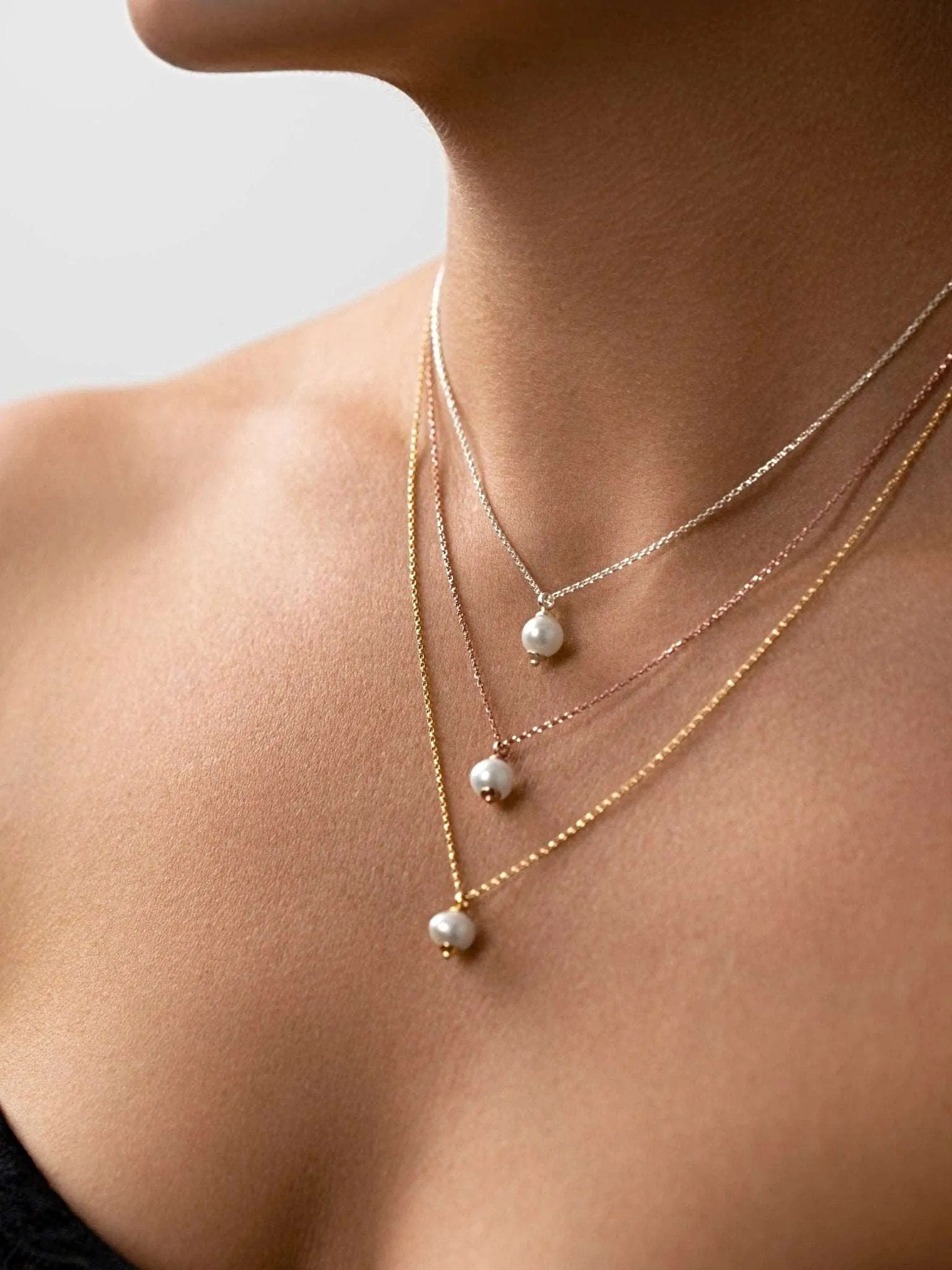 Pearl Charm Necklace