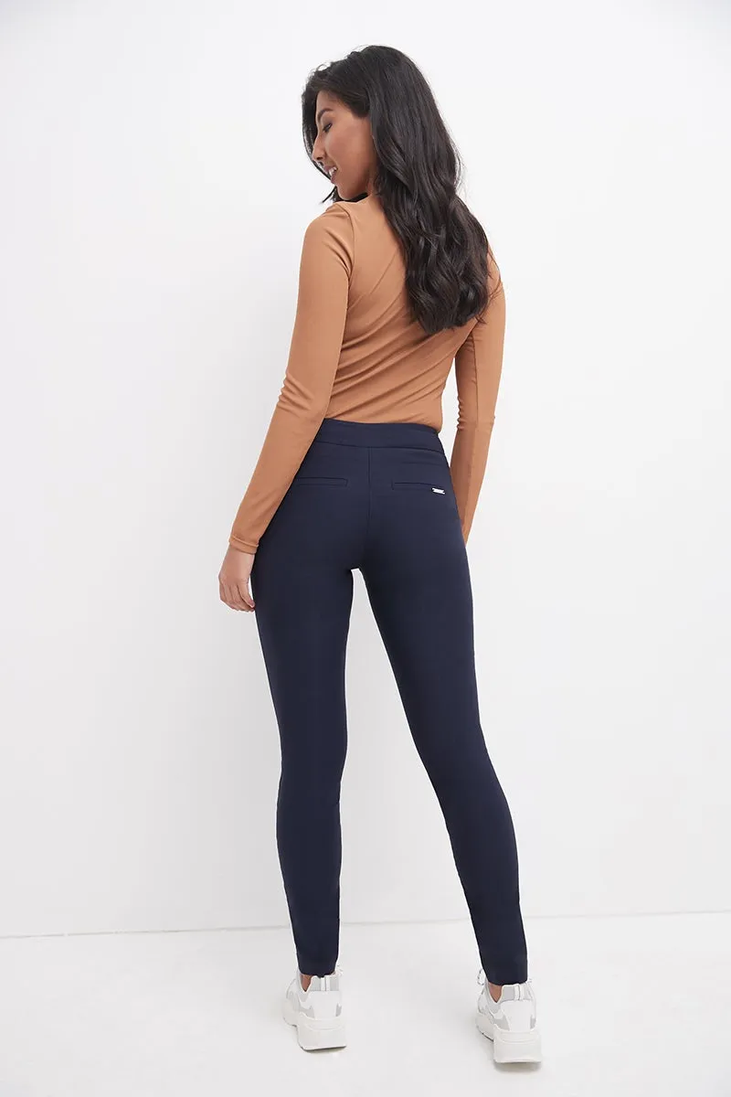 Pull-on skinny pants