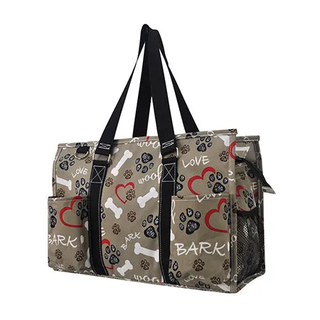 Puppy Love NGIL Zippered Caddy Organizer Tote Bag