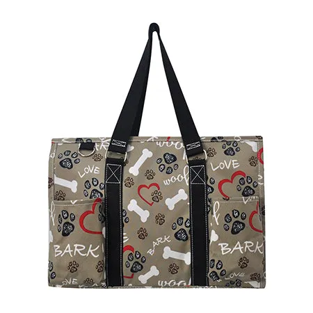 Puppy Love NGIL Zippered Caddy Organizer Tote Bag