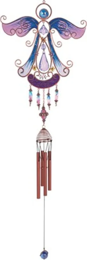 Purple Angel Windchime