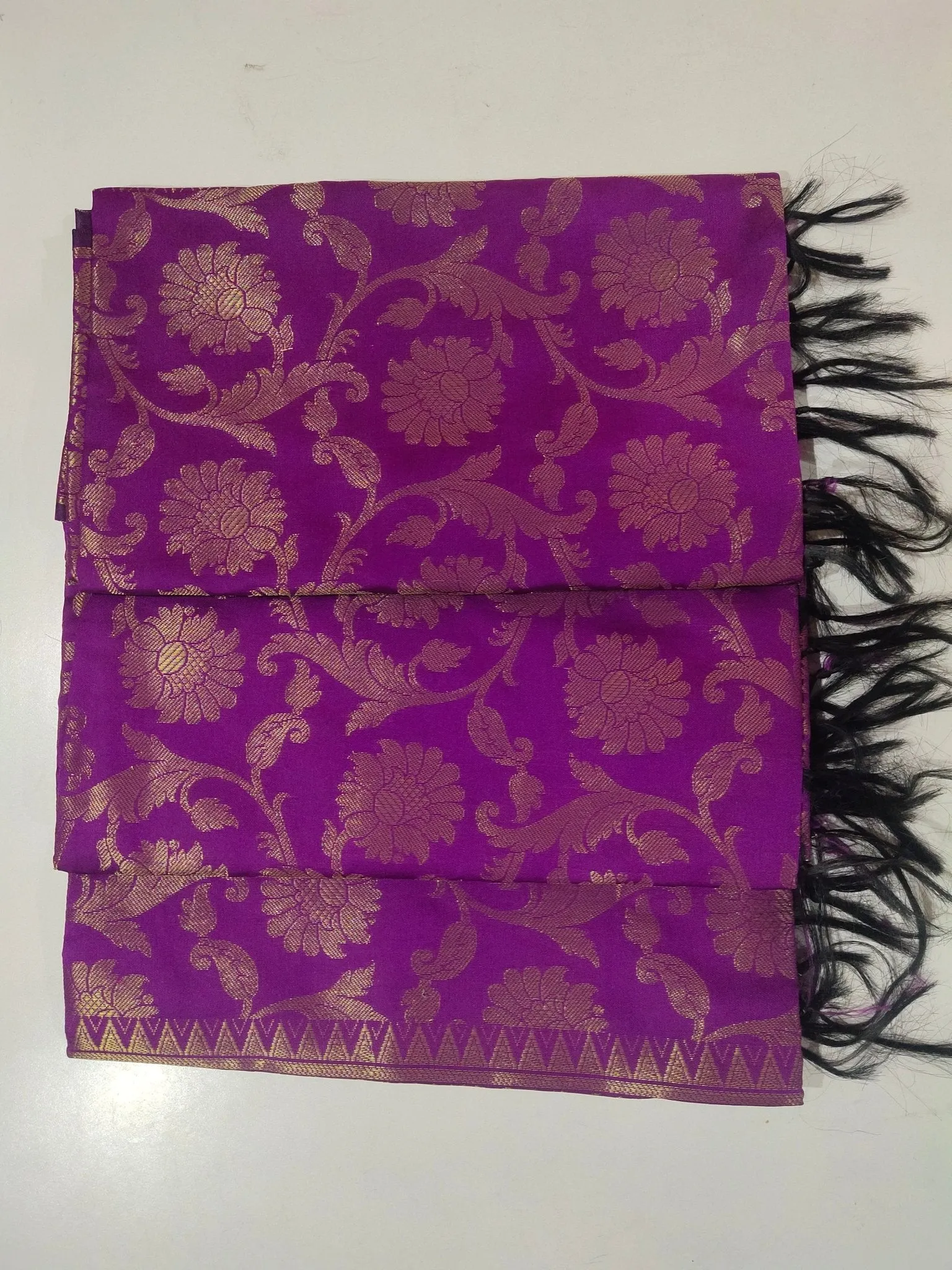 Purple Banarasi Dupatta