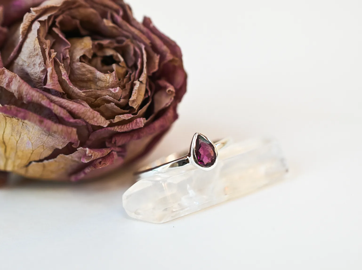 Purple Garnet Ring