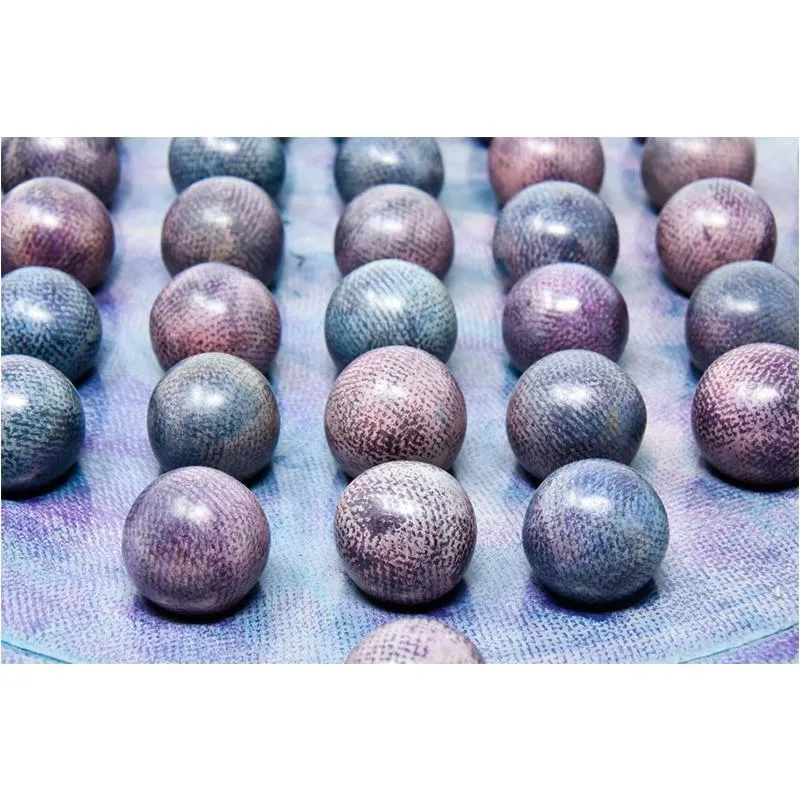 Purple Soapstone Solitaire Game Set 01