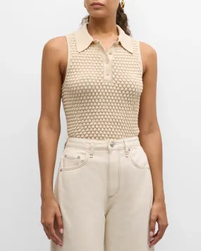 Rag & Bone Georgia Sleeveless Polo