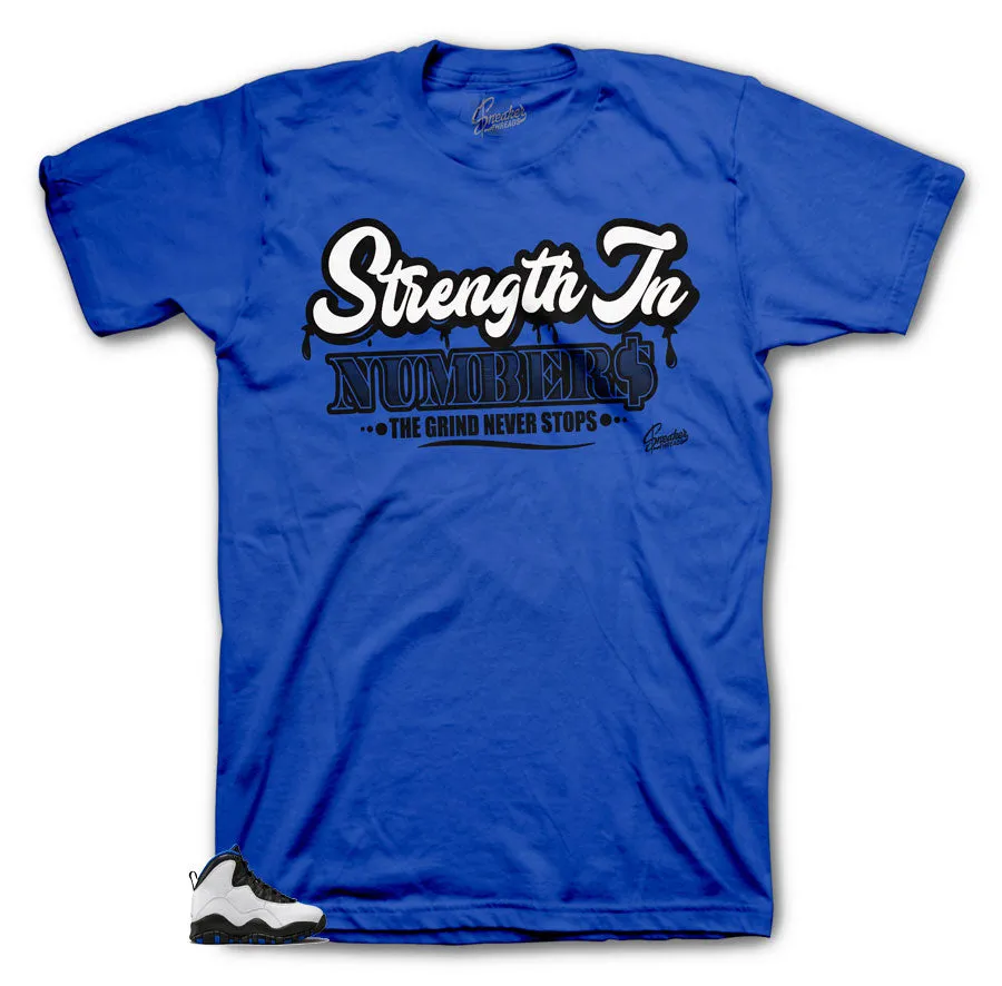 Retro 10 Orlando Shirt - Grind Never Stops - Blue