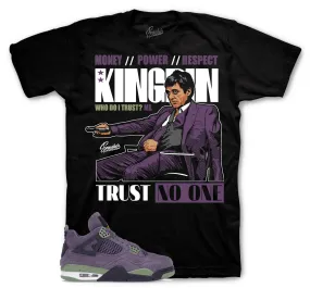 Retro 4 Canyon Purple Trust Issues Shirt