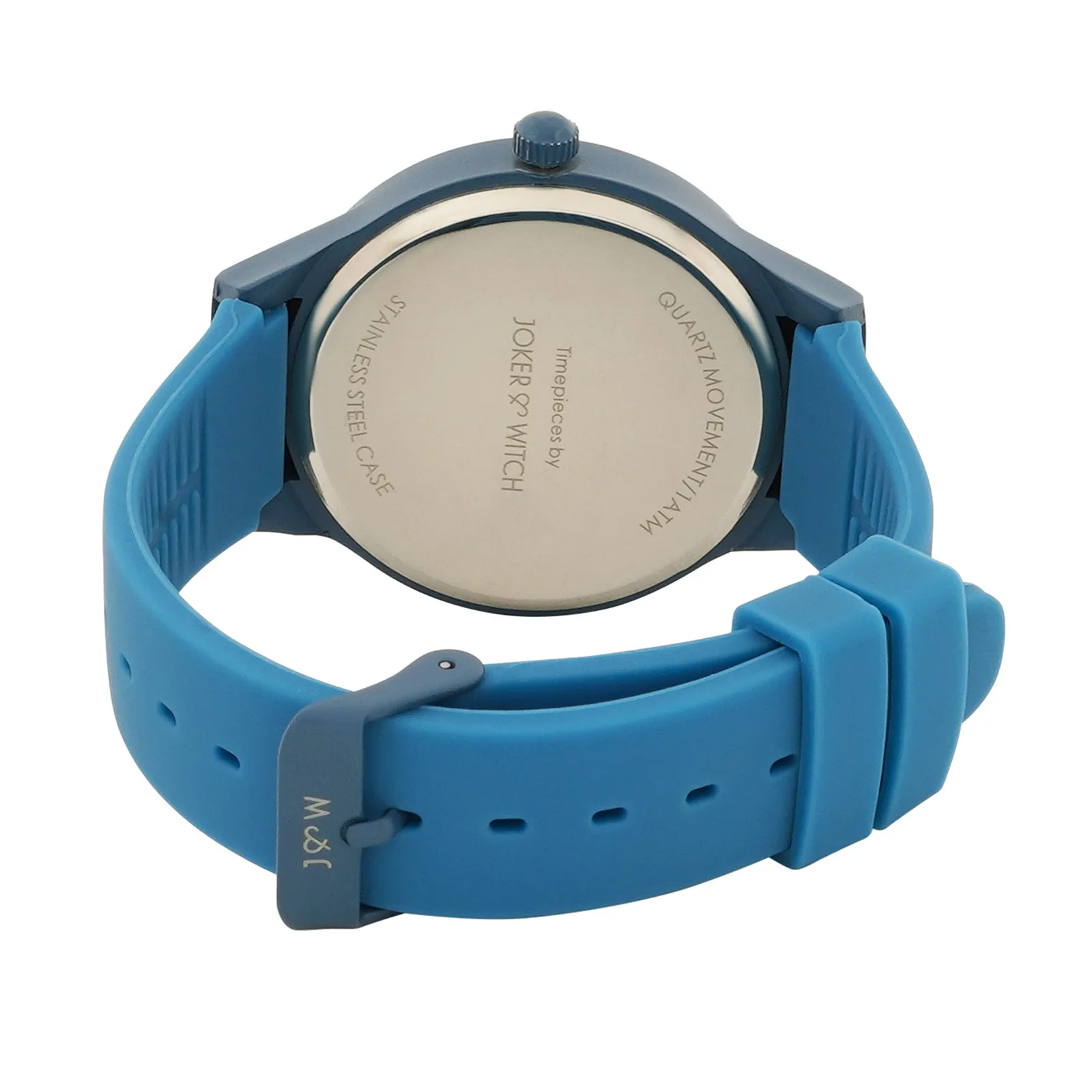 Riviera Blue Silicone Strap Watch