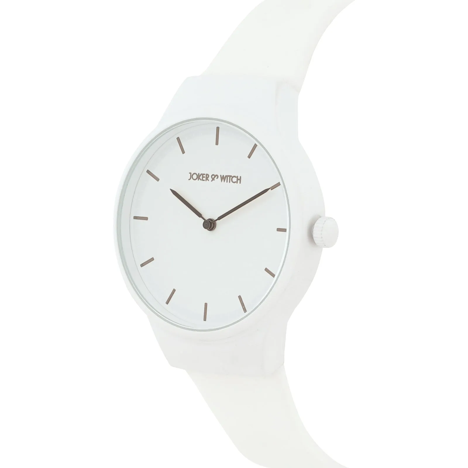 Riviera White Silicone Strap Watch