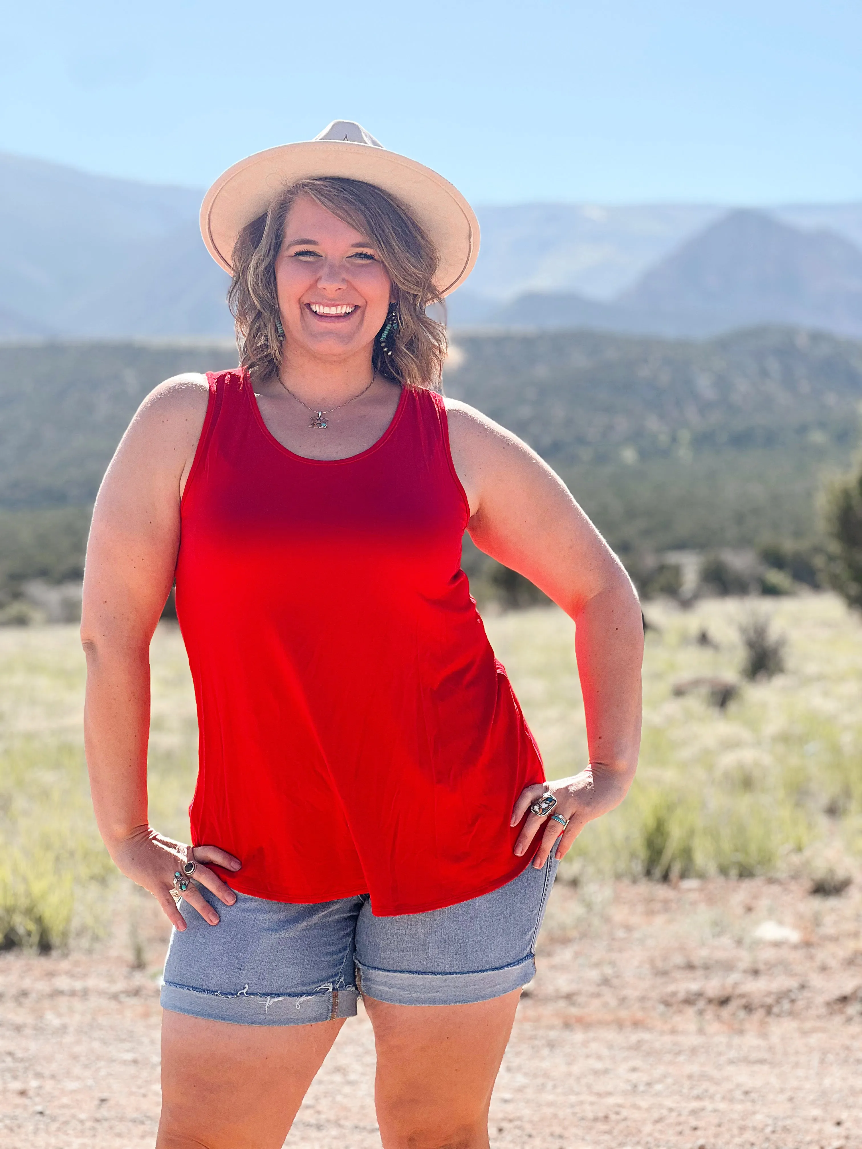 Ruby Red Tank Top