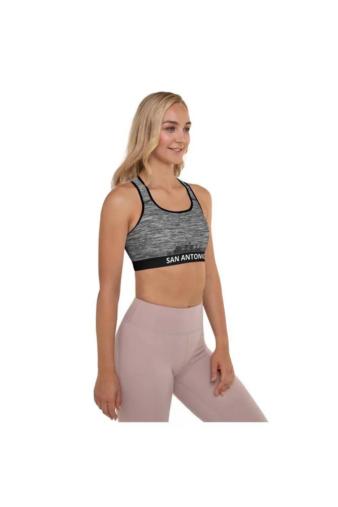 San Antonio Skyline Padded Sports Bra