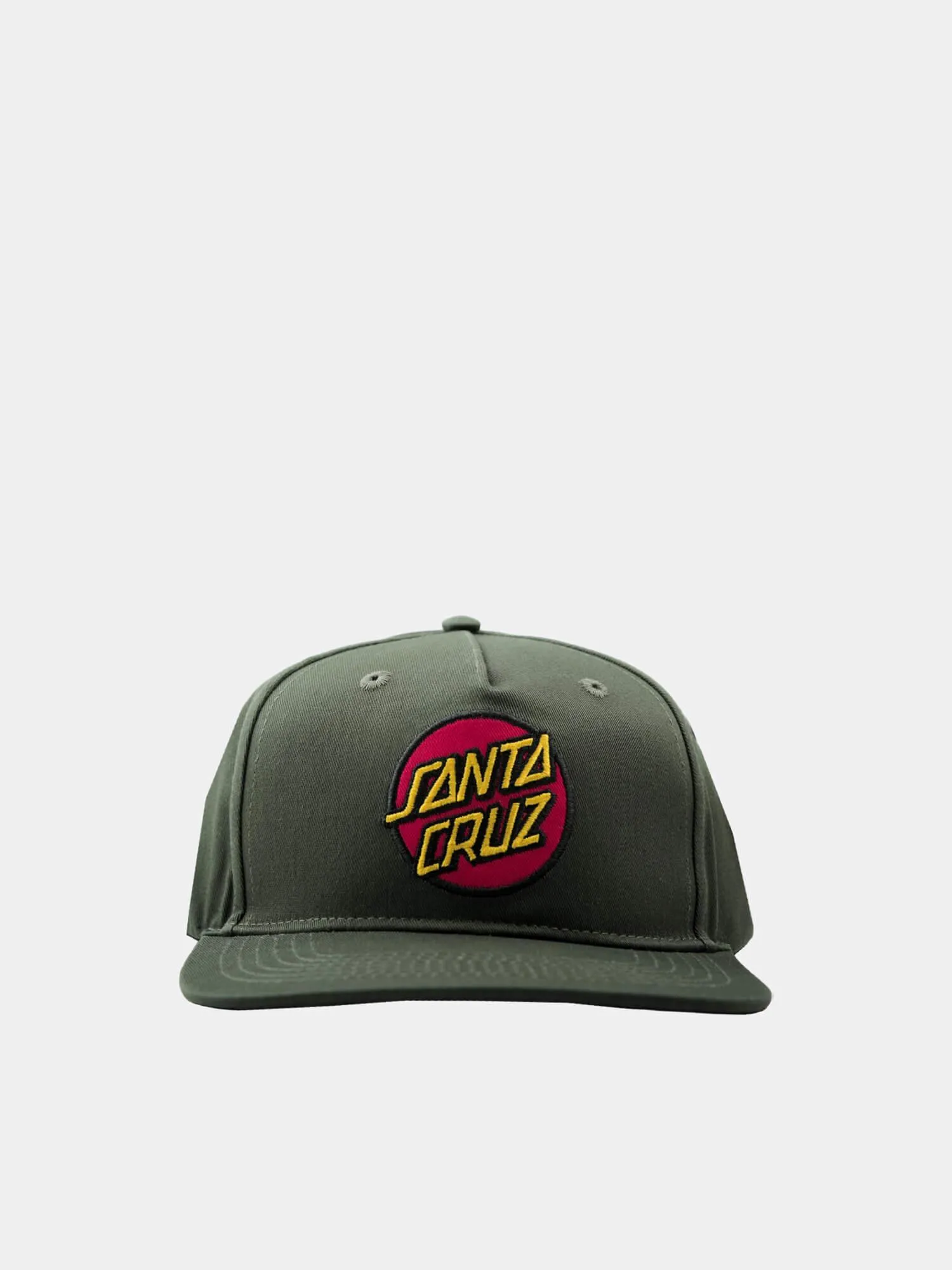 Santa Cruz Classic Dot Patch Cap - Olive Green