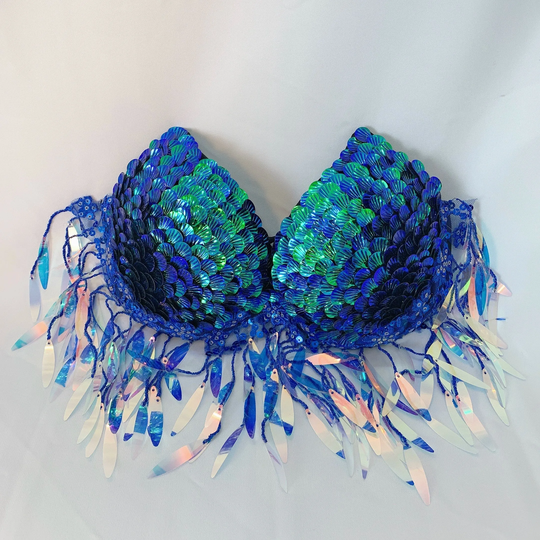 Sea Siren – Meerjungfrauen-Bikini mit Perlen-Glitzer