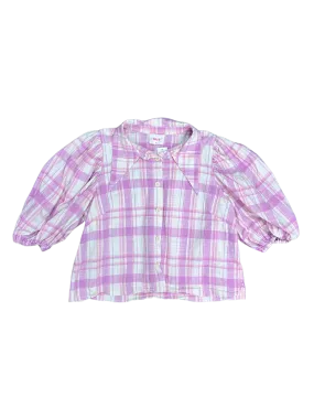 Size 14 - Obus Mauve Plaid Top