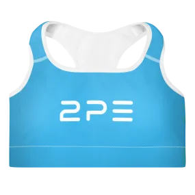 Sky Blue Padded Sports Bra