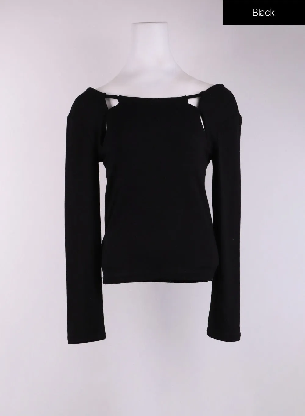 Slim Fit Cut-Out Top CJ431