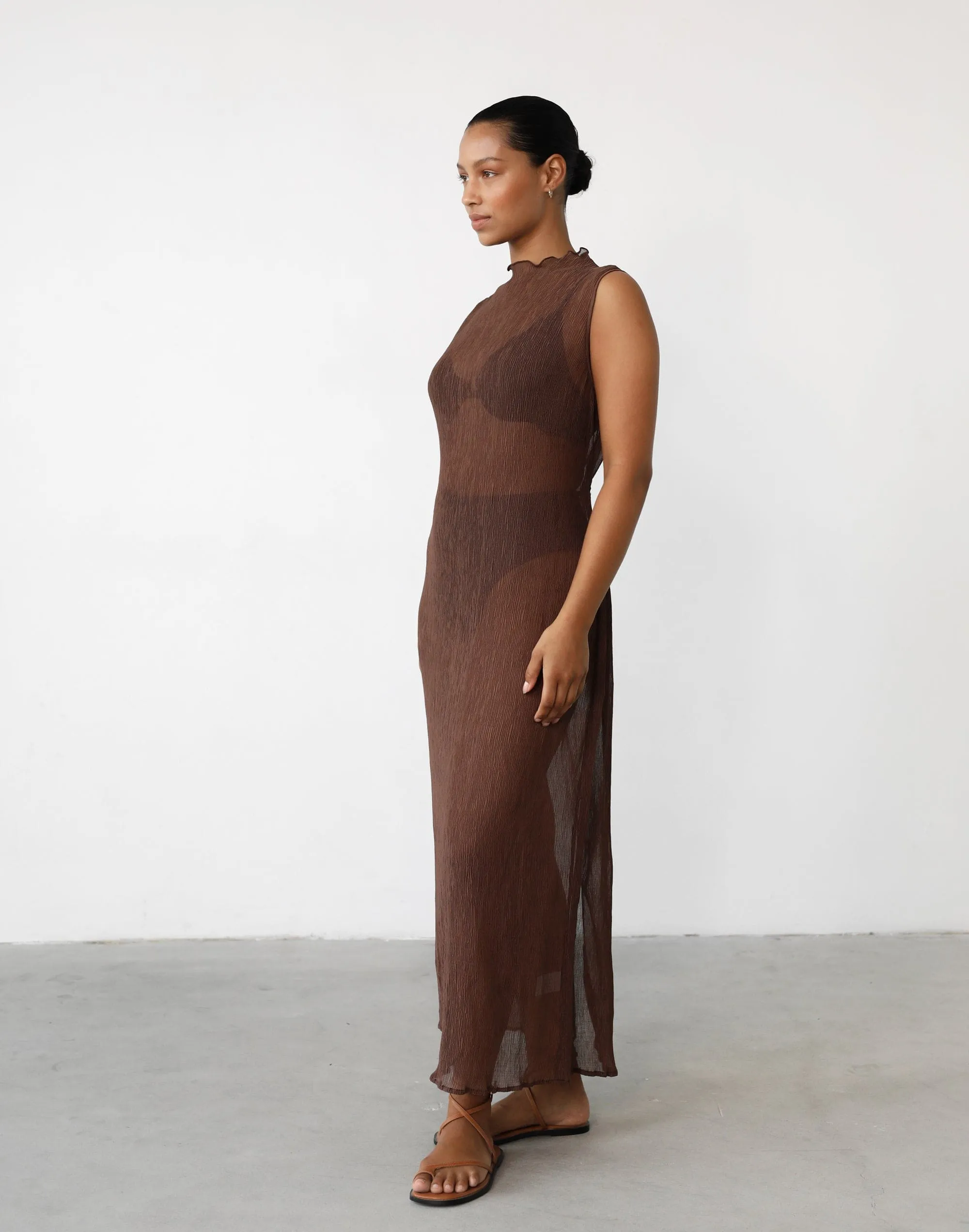 Solar Maxi Dress (Cocoa)