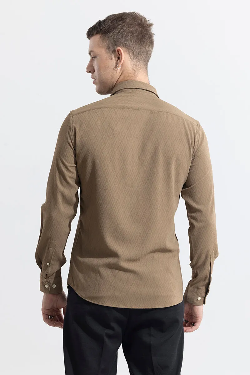 Solitaire Brown Shirt