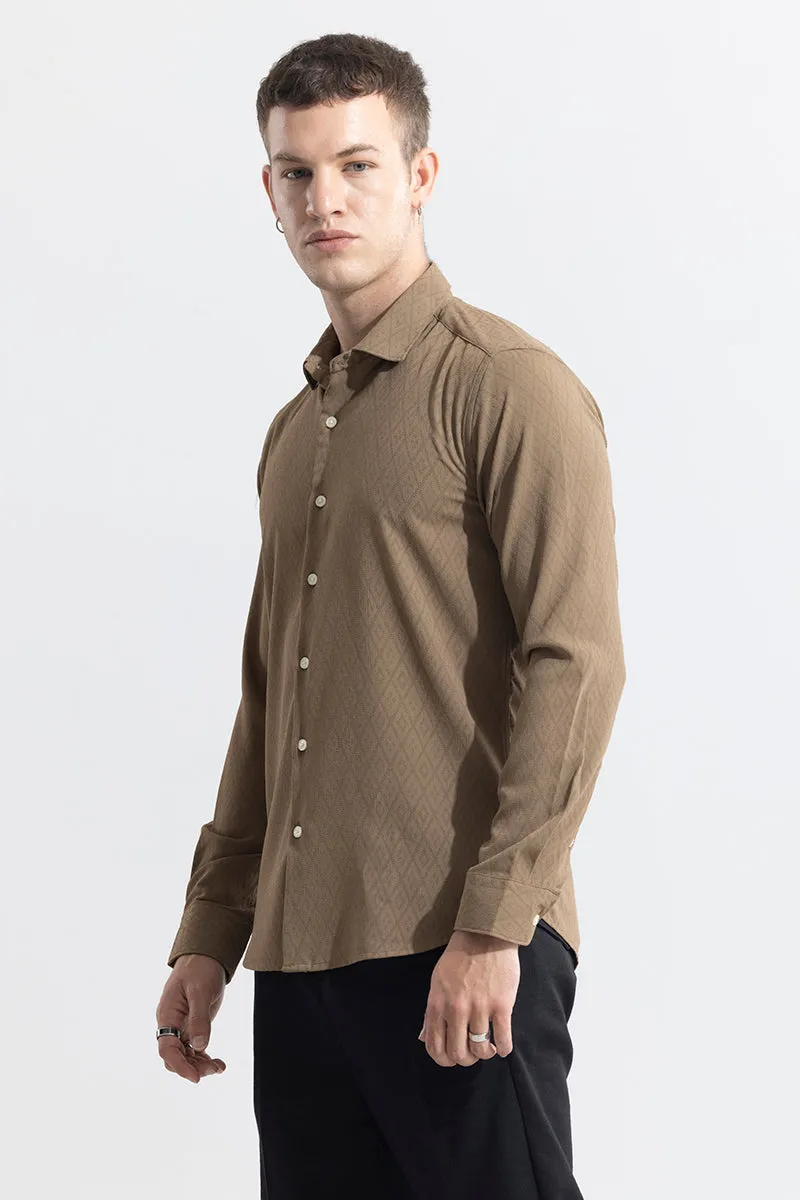 Solitaire Brown Shirt