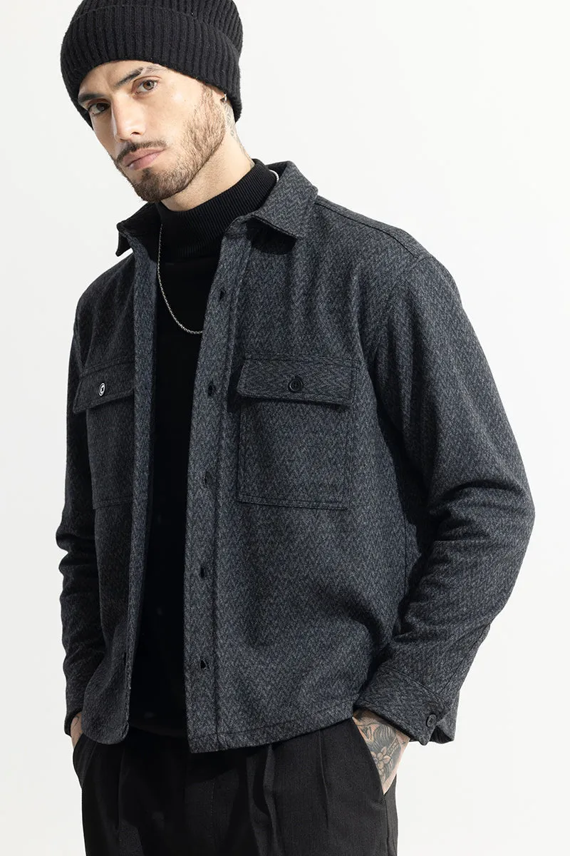 Spoondrift Onyx Grey Overshirt