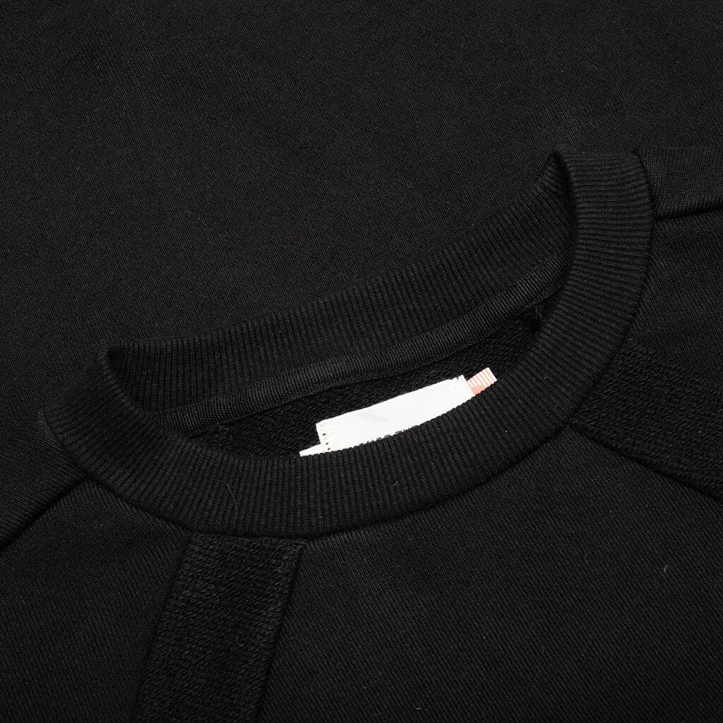 S/S Panel Terry Jumper - Black