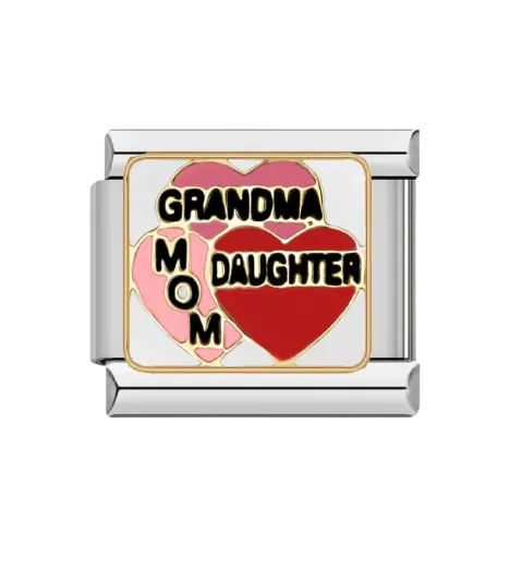 Stainless Steel Mom,Daughter,Grandma Nomination Style Link