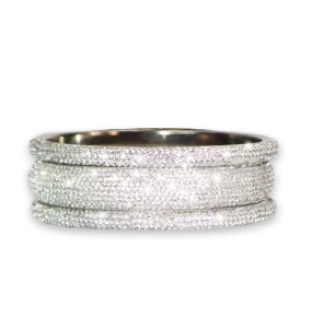 Sundar Bangles  Bollywood White Crystal