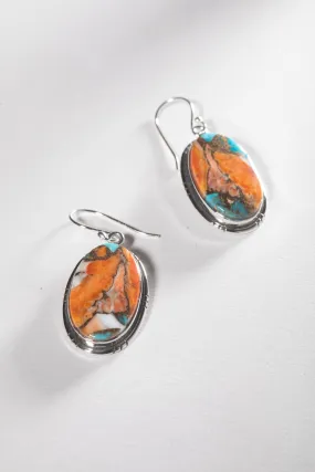 Tara Copper Turquoise Earrings