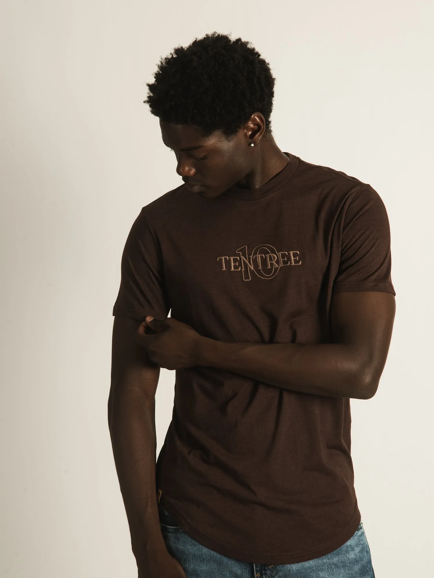 TENTREE TEN CURVED HEM T-SHIRT