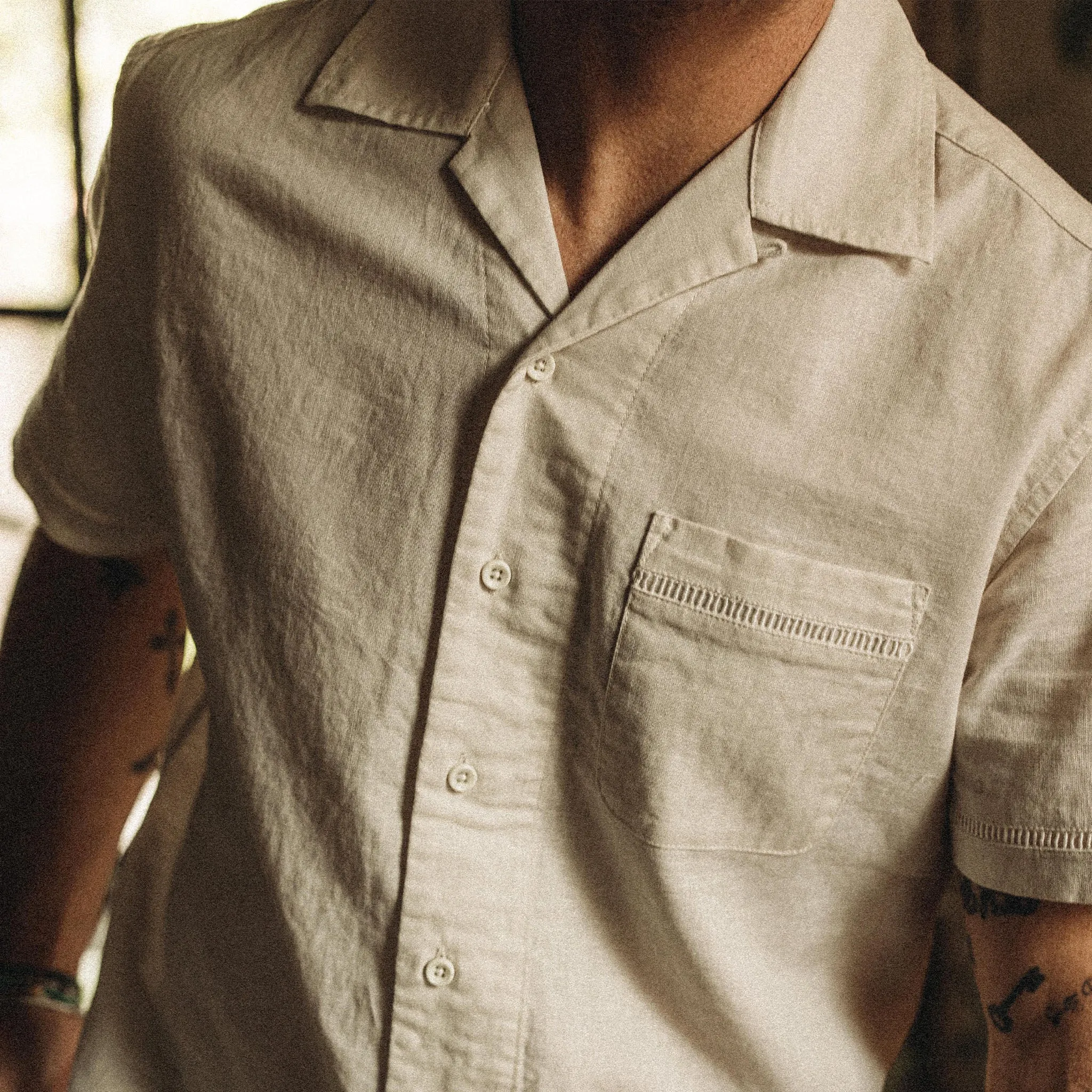 The Short Sleeve Hawthorne in Birch