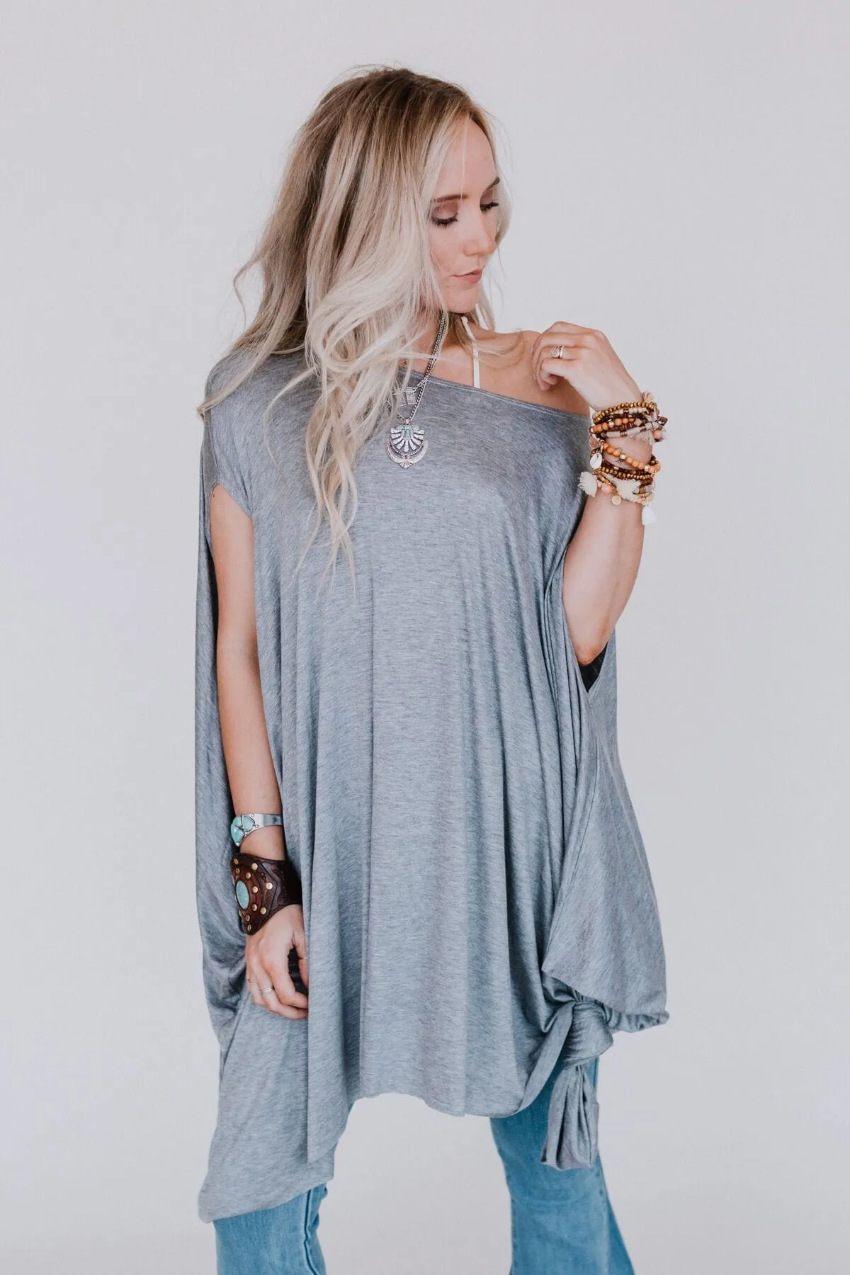 The Wren Tunic - Heather Gray