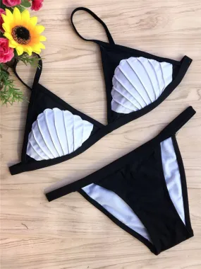 Triangle Shell Two pieces Bikini Set