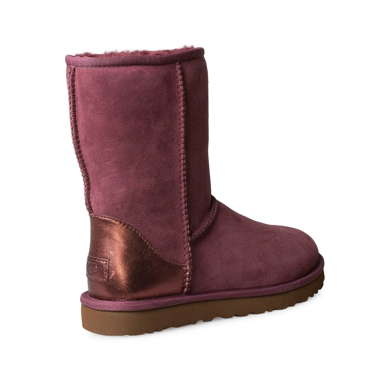 UGG Classic Short II Metallic Wild Grape Boots - Women's